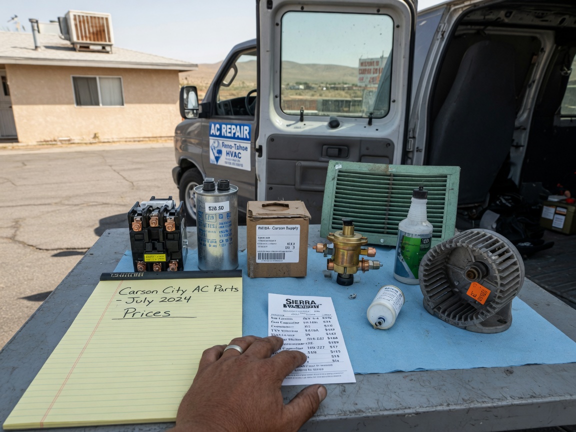 What Typical AC Repair Parts Cost in Carson City Right Now